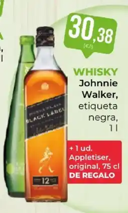 SPAR Johnnie Walker whisky, etiqueta negra oferta