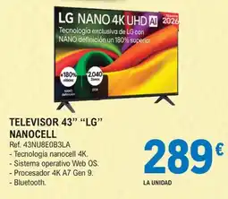 E.Leclerc lg televisor 43 nano cell oferta