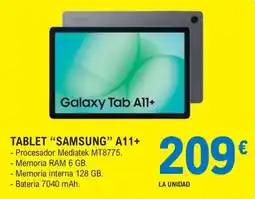 E.Leclerc samsung galaxy tab a11+ oferta