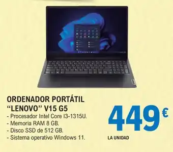Lenovo v15 g5