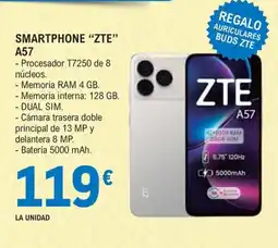 E.Leclerc ZTE smartphone a57 oferta