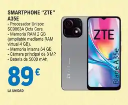 E.Leclerc ZTE blade a35e oferta
