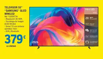 Samsung televisor 55" qled miniled