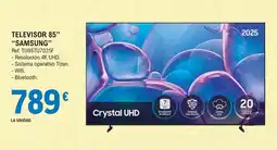 E.Leclerc samsung televisor 85" oferta