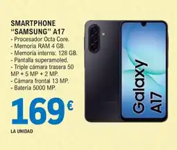 E.Leclerc samsung galaxy a17 oferta