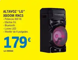 E.Leclerc lg altavoz xboom rnc5 oferta