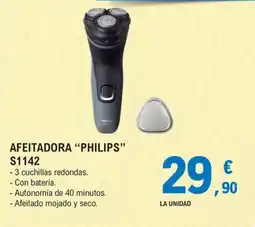 E.Leclerc philips afeitadora s1142 oferta