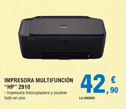 E.Leclerc hp impresora multifuncion hp 2910 oferta