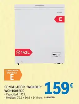 E.Leclerc Wonder congelador wch1501edc oferta