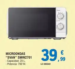 E.Leclerc Svan microondas smw2701 oferta