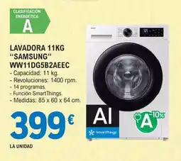E.Leclerc Samsung lavadora 11kg oferta