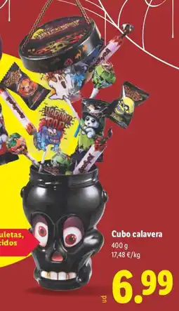 Lidl Cubo calavera oferta