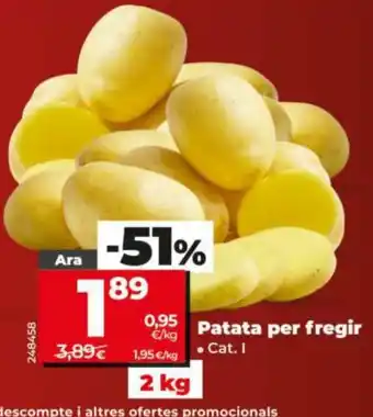 Ara patata per fregir