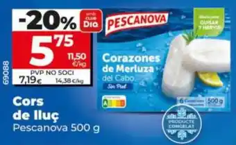 Pescanova corazones de merluza del cabo