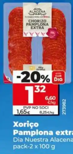 Maxi Dia Dia Nuestra Alacena chorizo pamplona extra oferta