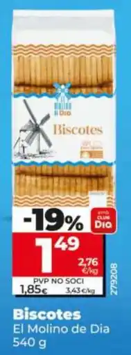 Maxi Dia El Molino de Dia Biscotes oferta