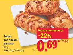 Lidl Trenza con nueces pecanas oferta