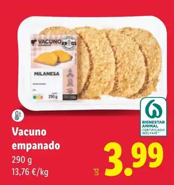 Vacuno empanado