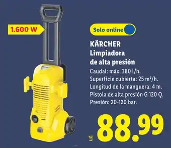Kärcher limpiadora de alta presión