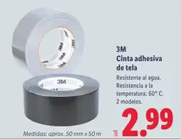 Lidl 3M cinta adhesiva de tela oferta