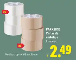 Lidl Parkside cintas de embalaje oferta