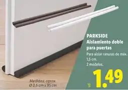 Lidl Parkside aislamiento doble para puertas oferta