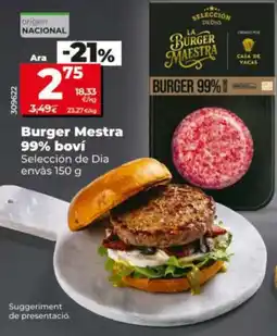 Maxi Dia La Burger Maestra Burger 99% boví oferta
