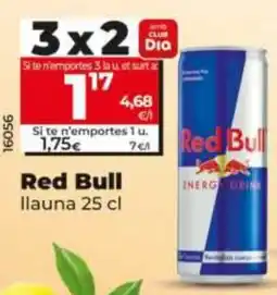 Maxi Dia Red Bull llauna 25 cl oferta