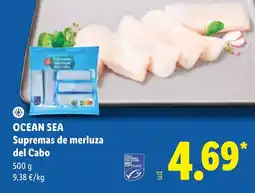 Lidl Ocean Sea supremas de merluza del cabo oferta