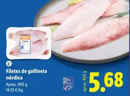 Lidl Gallineta filetes oferta
