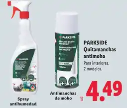 Lidl Parkside quitamanchas antimoho oferta