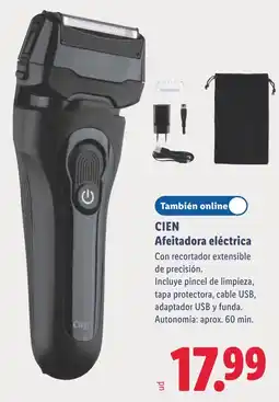 Lidl Cien afeitadora eléctrica oferta