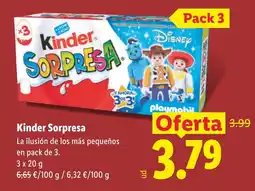 Lidl Kinder Sorpresa oferta