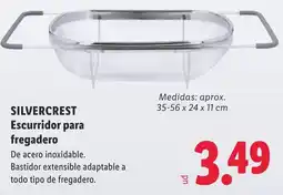 Lidl Silvercrest escurridor para fregadero oferta
