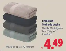 Lidl LivarNo toalla de ducha oferta