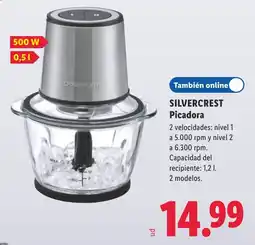 Lidl Silvercrest picadora oferta