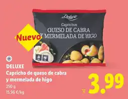 Lidl Deluxe capricho de queso de cabra y mermelada de higo oferta