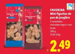 Lidl favorina mini figuritas de pan de jengibre oferta