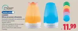 Lidl Livarno difusor de aromas ultrasónico oferta