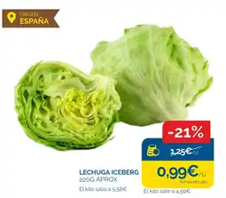 Cash Ecofamilia Lechuga iceberg oferta