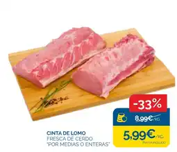Cash Ecofamilia Cinta de lomo fresca de cerdo oferta