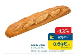 Cash Ecofamilia Barra viena espiga oferta