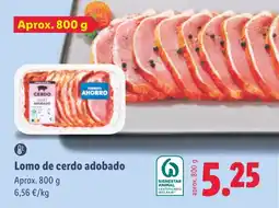 Lidl Cerdo lomo adobado oferta