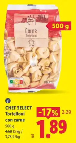 Lidl Chef Select Tortelloni con carne oferta