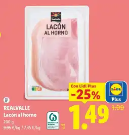 Lidl Realvalle lacón al horno oferta