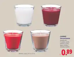 Lidl LivarNo vela perfumada oferta