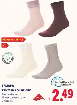 Lidl Esmara calcetines de invierno oferta