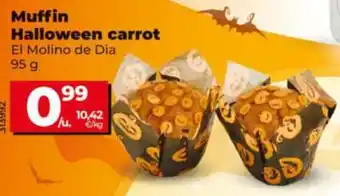 El Molino de Dia muffin halloween carrot