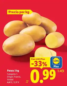 Lidl Lidl patata oferta