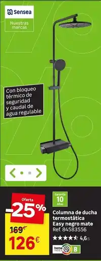 Leroy Merlin Senseo - columna de ducha termosciuga easy bagno oferta